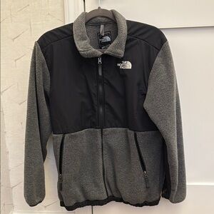 The North Face boys Black and Gray Jacket